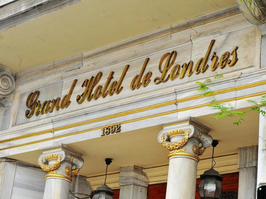 Grand Hotel De Londres Istambul Exterior foto