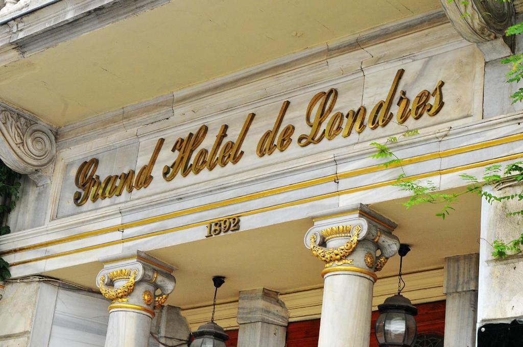 Grand Hotel De Londres Istambul Exterior foto